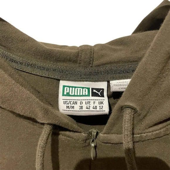 Puma hooded dress size medium green and black - Picture 7 of 11